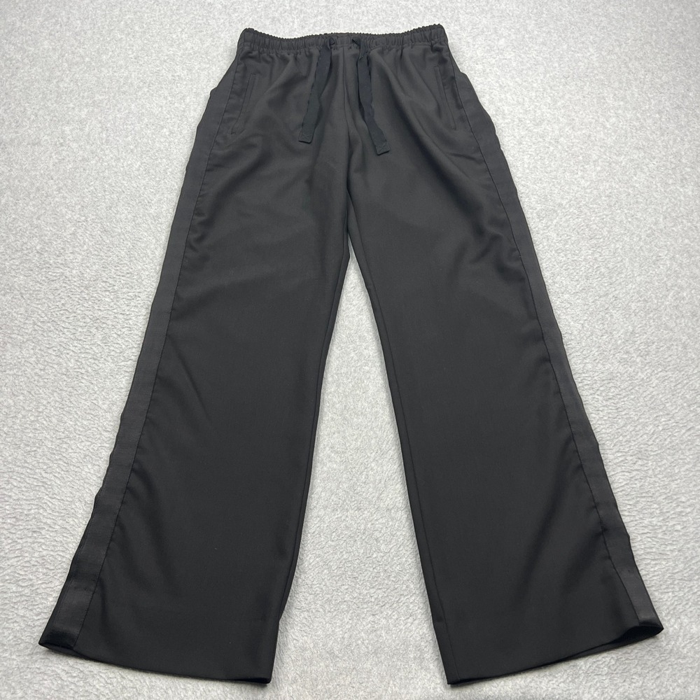 Zadig & Voltaire Poma Tailleur Pants Womens 40 Black Stripe Drawstring Trousers